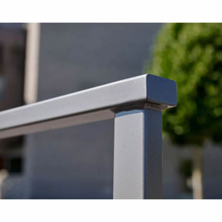 Barrière urbaine à barreaux - zoom