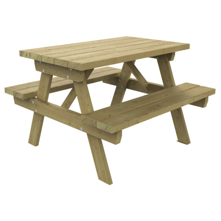 Table de pique en bois pour enfant