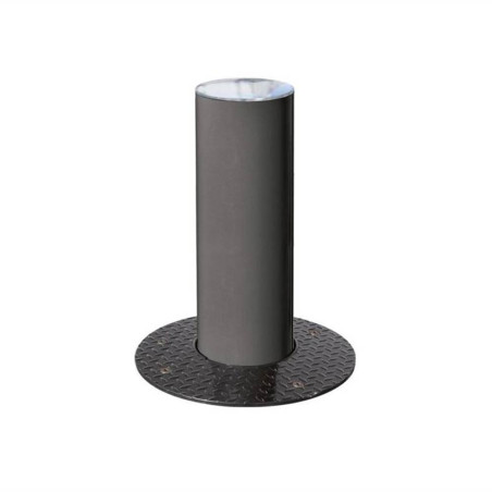Borne de voirie rétractable - 160 mm - gris