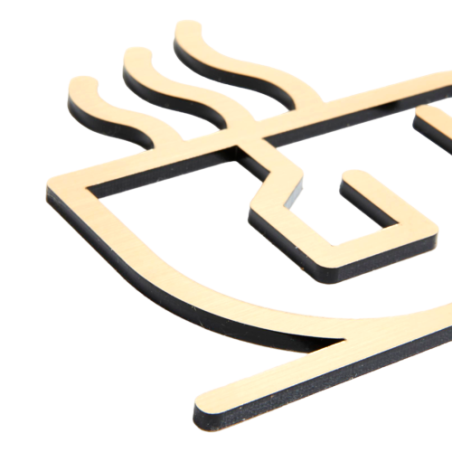 Gamme Or PVC 3.2 mm - picto personnalisé