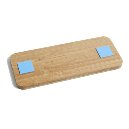 Plaque de porte Vestiaires hommes 60x150 mm - gamme Bamboo rectangle