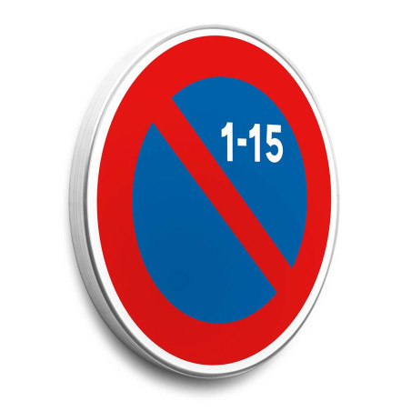 Panneau de stationnement alterné - B6a2 - Gamme standard - Classe 1