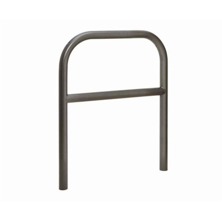 Barrière métallique économique renforcée - Scellement Direct - 1000 mm - Gris