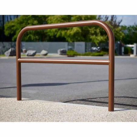 Barrière métallique renforcée - Scellement Direct - en situation