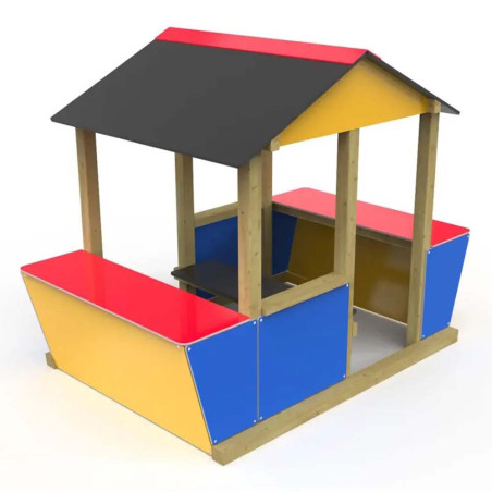 Cabane pour enfants multicolore