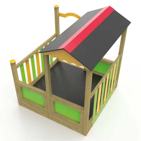Cabane pour enfant en bois