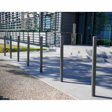 Potelet à mémoire de forme - en situation