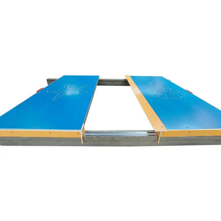 Bac à sable avec couvercle pour enfant