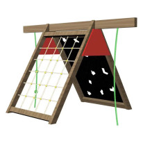 parcours d'obstacle style armée avec corde