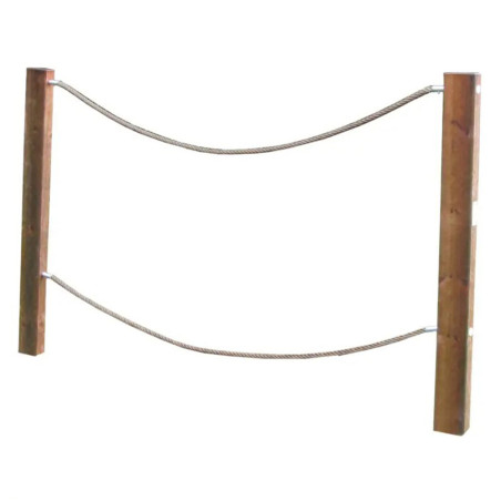 Parcours d'obstacle pont de Tarzan