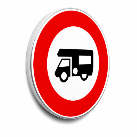 Panneau interdit aux camping car