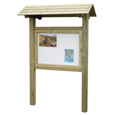 Vitrine d'affichage en bois