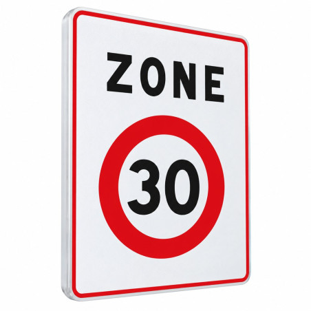 Panneau zone à 30 km/h