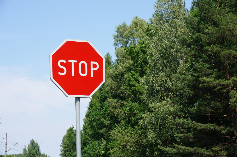 panneau stop