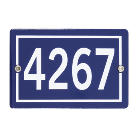 Numéro de maison émaillé 4267
