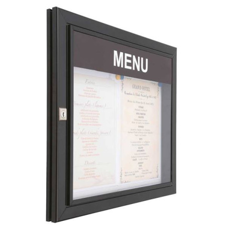 Vitrine Menu extérieure